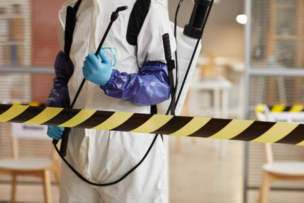 Professional Drug Lab Cleanup technician working in Hallettsville, TX